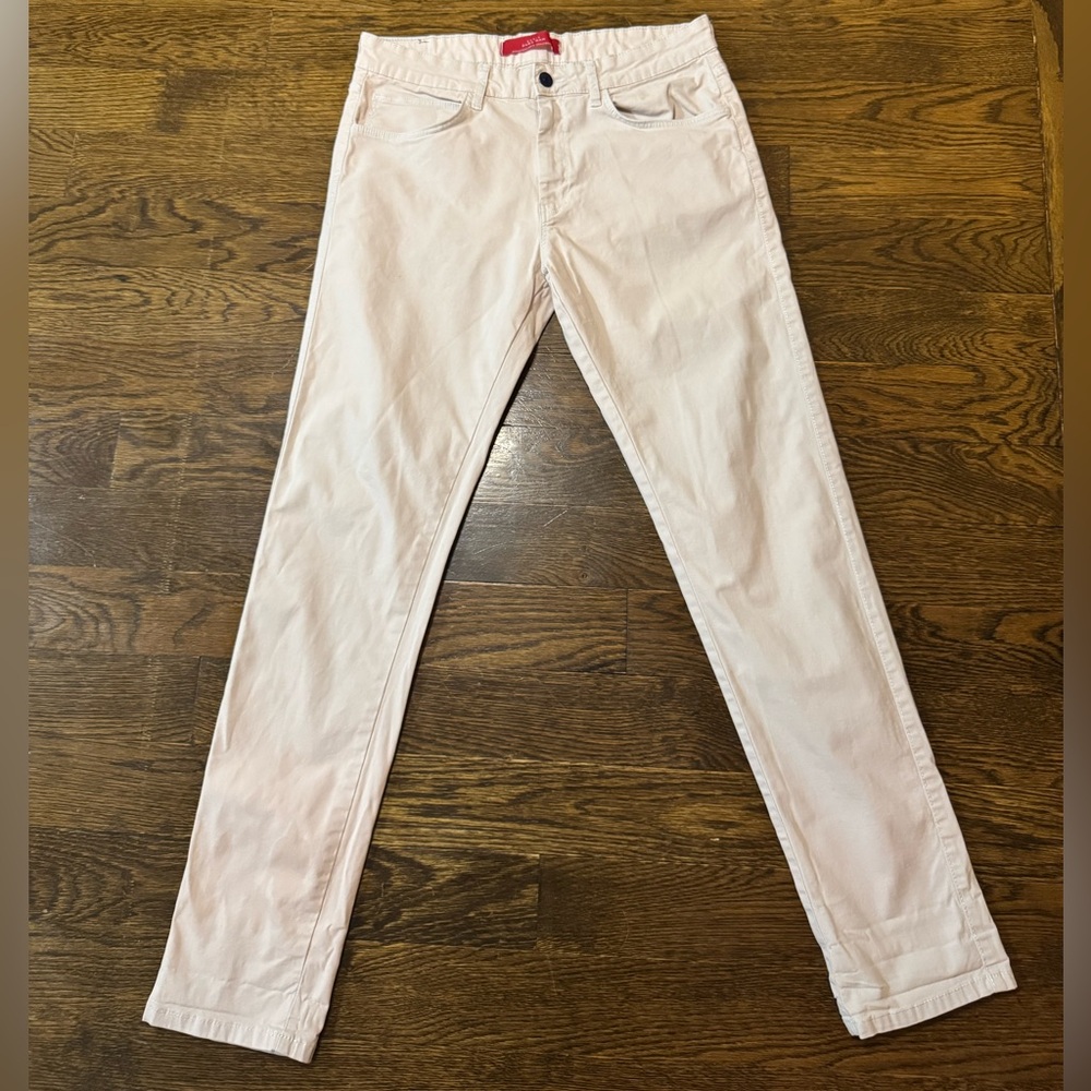 Cream Slim Pants